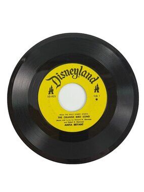 1971 Anita Bryant The Orange Bird Song‎ A Disneyland 45 Record LG-823 Near Mint
